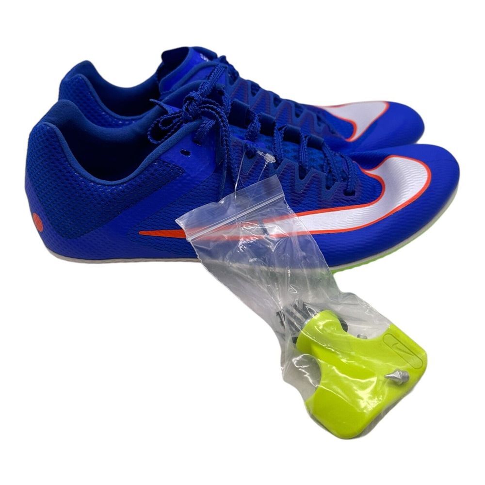 Nike Zoom Rival Sprinter‎ Track Spikes Racer Blue Lime DC8753-401 Men's Size 13